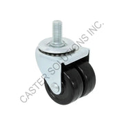 2 x 13/16" Swivel Stem Caster with Hard Rubber Wheel