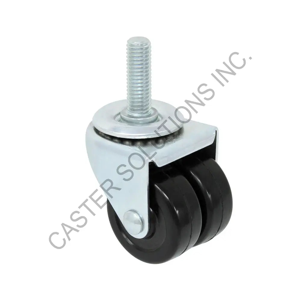 2 x 13/16" Swivel Stem Caster with Hard Rubber Wheel