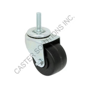 2.5" x 1.75" Swivel Stem Caster with Polyolefin Wheel