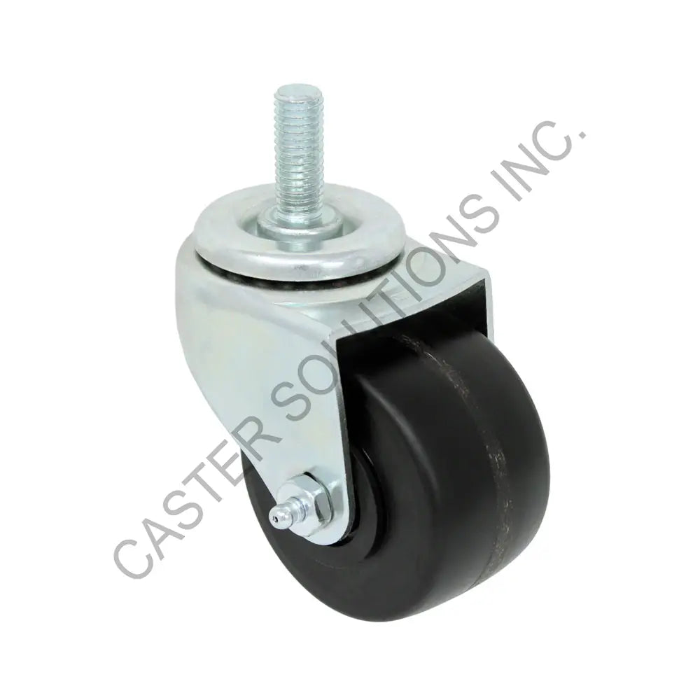 3" x 1.75" Swivel Stem Caster with Polyolefin Wheel