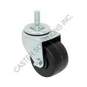3" x 1.75" Swivel Stem Caster with Polyolefin Wheel