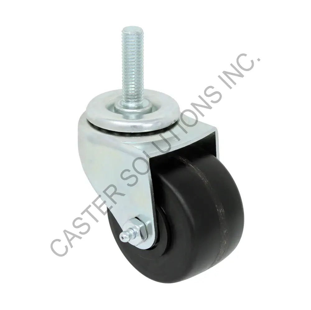 3" x 1.75" Swivel Stem Caster with Polyolefin Wheel
