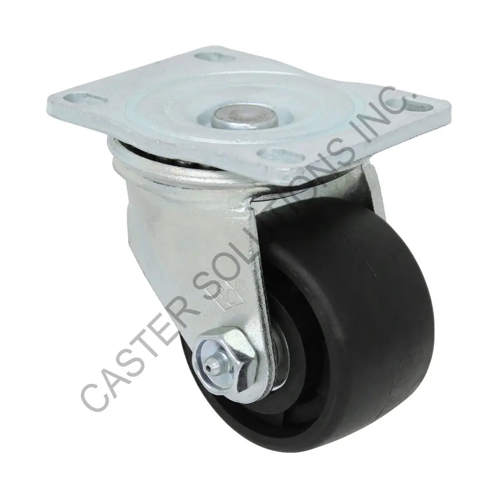 3" x 1.75" Swivel Plate Caster with Polyolefin Wheel