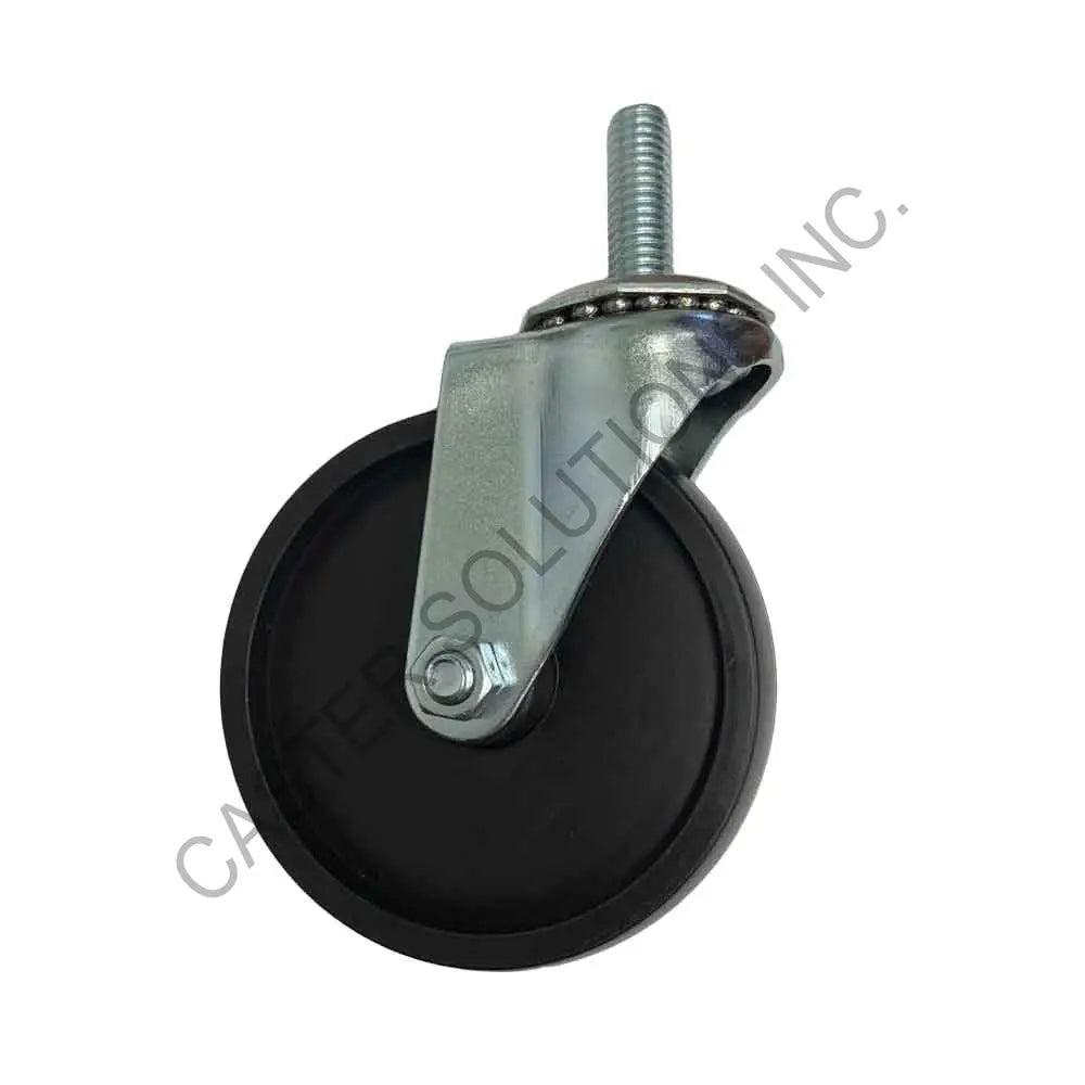 4" x 1" Swivel Stem Caster with Polyolefin Wheel
