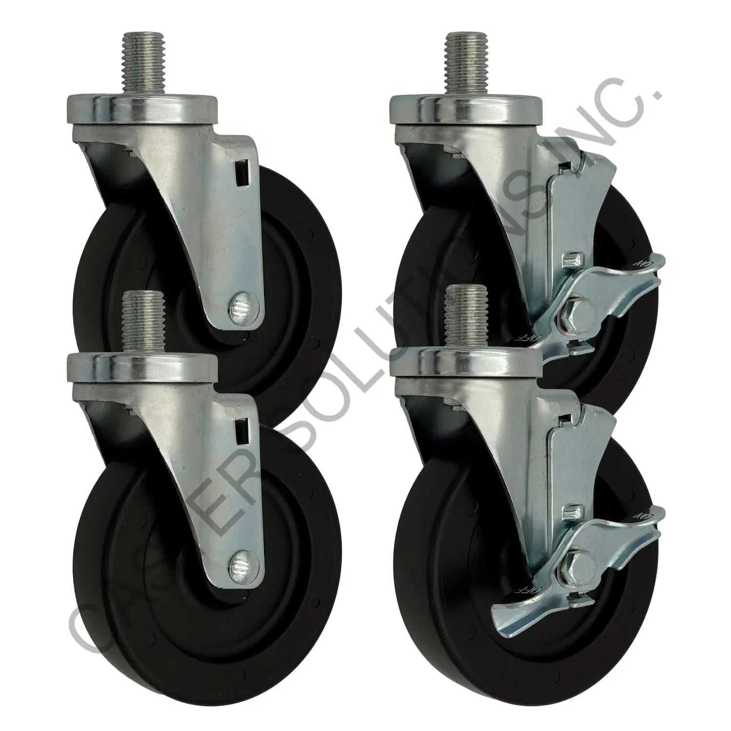 Southbend Range 1174265 Caster Kit · (4) Swivel Stem Casters - (2) w/ Brakes