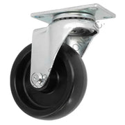 3" x 1.25" Swivel Plate Caster with Polyolefin Wheel