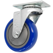 3" x 1.25" Swivel Plate Caster with Poly-Pro™ Wheel