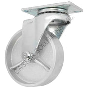 3" x 1.25" Swivel Plate Caster with Semi-Steel Wheel