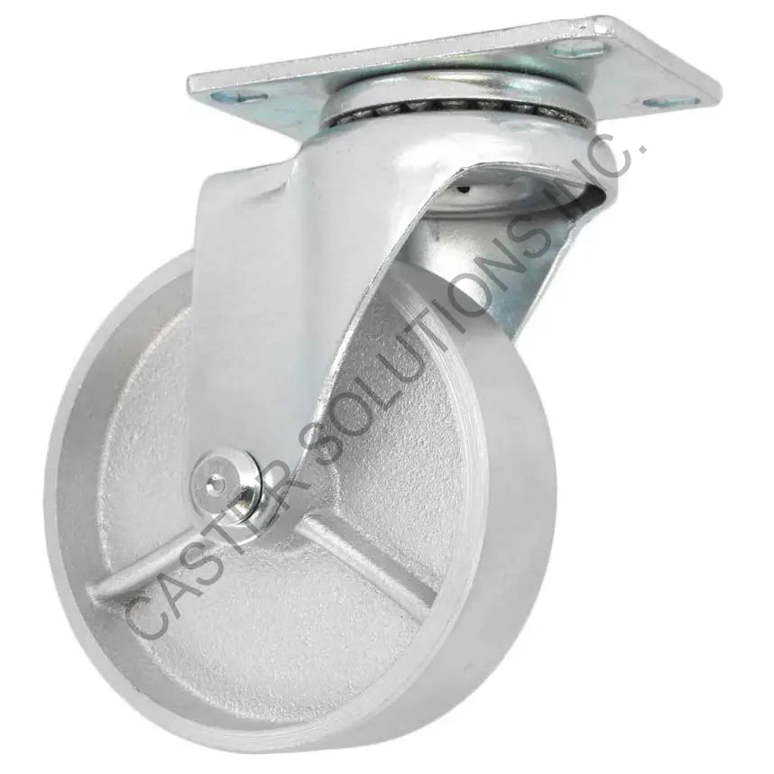 3" x 1.25" Swivel Plate Caster with Semi-Steel Wheel