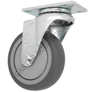3" x 1.25" Swivel Plate Caster with Thermo-Pro® Wheel