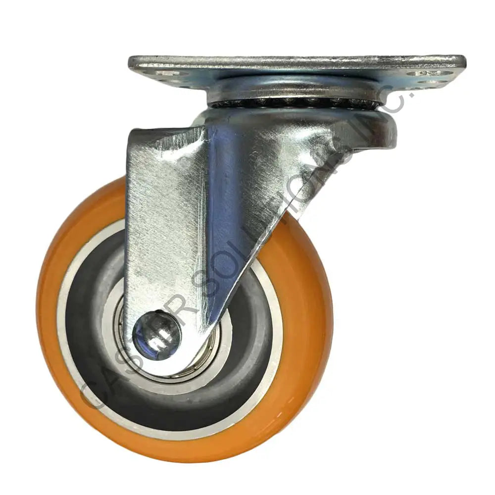 3" x 1.25" Swivel Plate Caster with UltraFlex™ Wheel