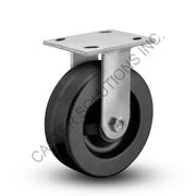 8" x 2" Rigid Caster with Phenolic Wheel