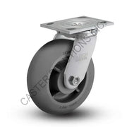 6" x 2" Swivel Caster with X-tra Soft Wheel