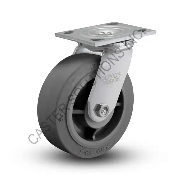 8" x 2" Swivel Caster with X-tra Soft Wheel