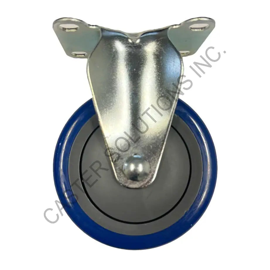 5" x 1.25" Rigid Plate Caster with Poly-Pro™ Wheel