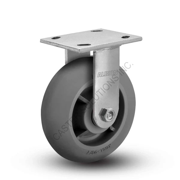 6" x 2" Rigid Caster with X-tra Soft Wheel