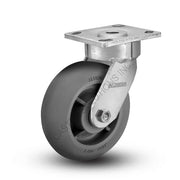 6" x 2" Swivel Caster with X-tra Soft Wheel