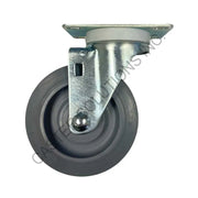 5" x 1.25" Swivel Plate Caster with Nomadic™ Wheel
