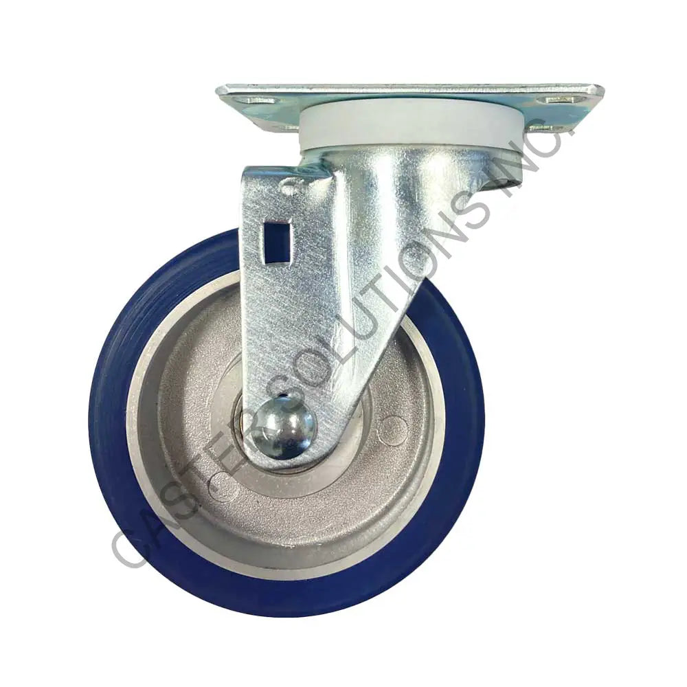 5" x 1.25" Swivel Plate Caster with Polyon-Al™ Wheel