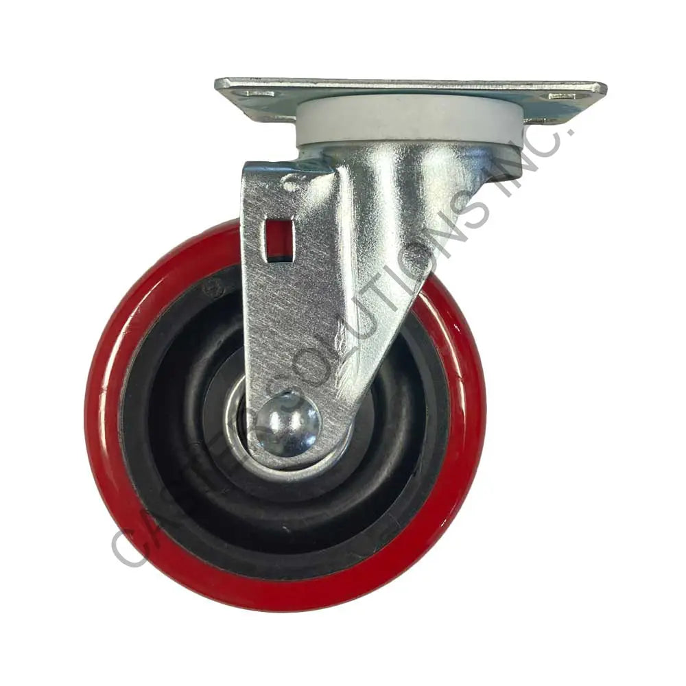 5" x 1.25" Swivel Plate Caster with Poly-Pro™ Wheel