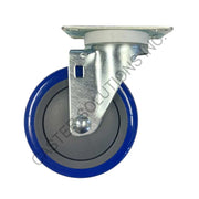 5" x 1.25" Swivel Plate Caster with Poly-Pro™ Wheel