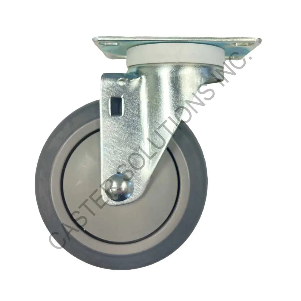 5" x 1.25" Swivel Plate Caster with Thermo-Pro® Wheel