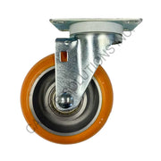 5" x 1.25" Swivel Plate Caster with UltraFlex™ Wheel
