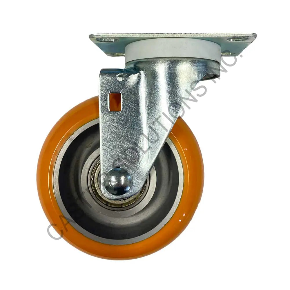 5" x 1.25" Swivel Plate Caster with UltraFlex™ Wheel