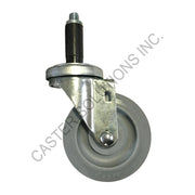 4" x 1.25" Creform Swivel Stem Caster with Nomadic™ Wheel