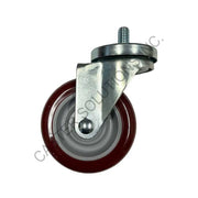 5" x 1.25" Swivel Stem Caster with Polymadic™ Wheel