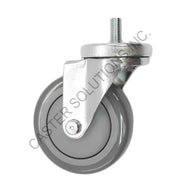 5" x 1.25" Swivel Stem Caster with Poly-Pro™ Wheel