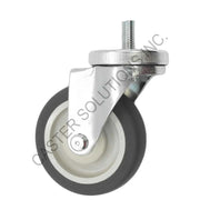 5" x 1.25" Swivel Stem Caster with Poly-Pro™ Wheel