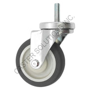 5" x 1.25" Swivel Stem Caster with Poly-Pro™ Wheel