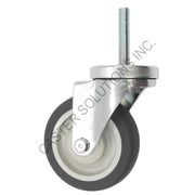 5" x 1.25" Swivel Stem Caster with Poly-Pro™ Wheel