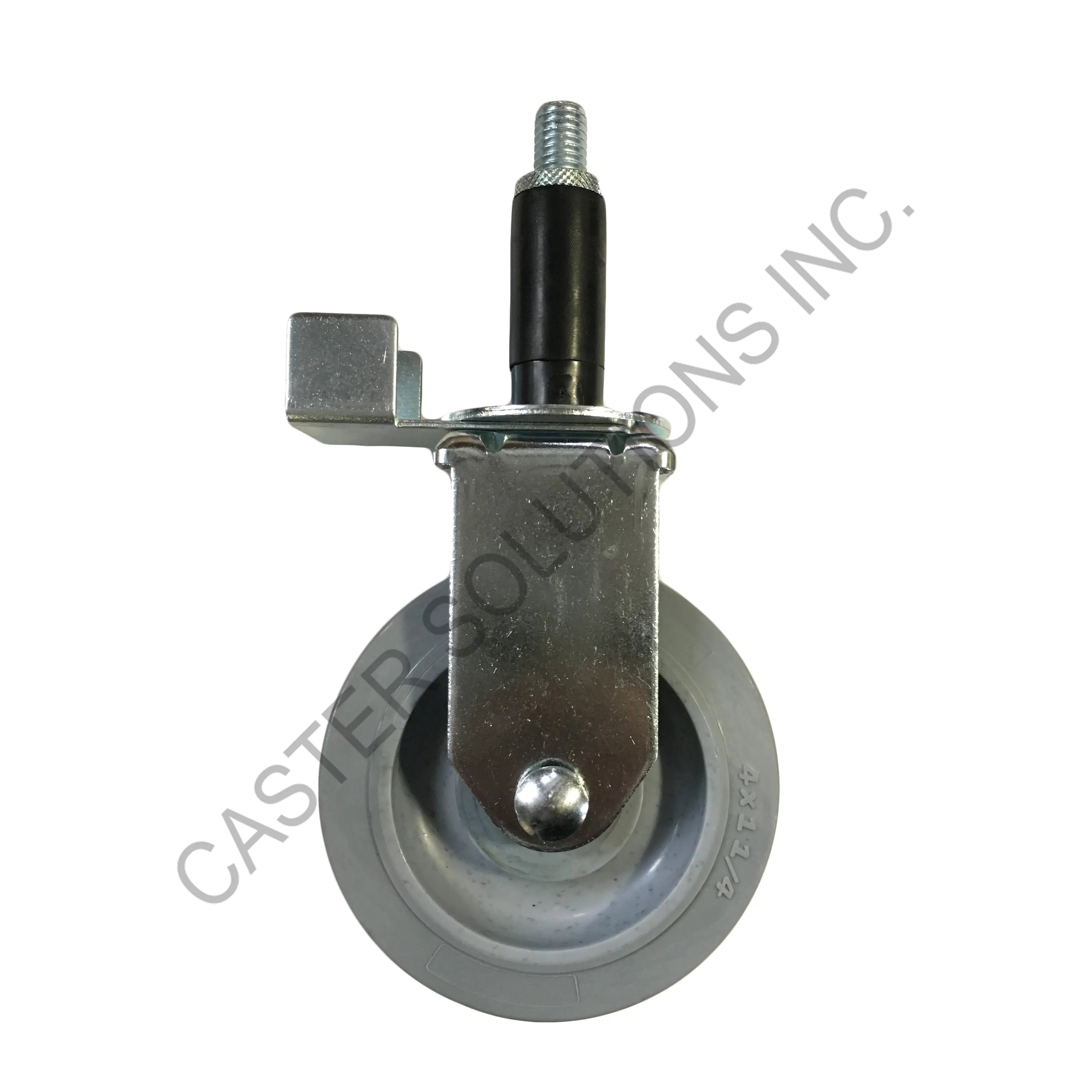 4" x 1.25" Creform Rigid Stem Caster with Nomadic™ Wheel