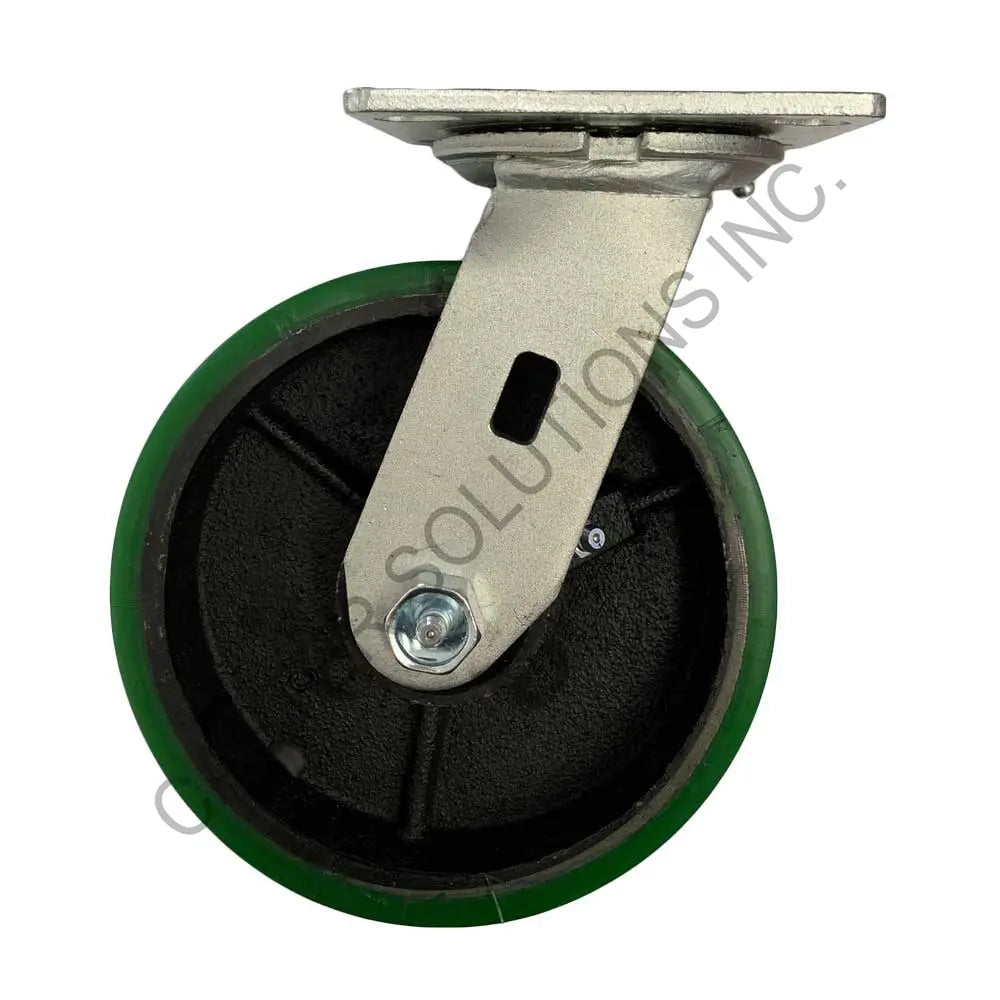 8" x 2" Swivel Plate Caster with Polyon™ Wheel