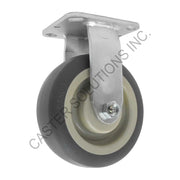 8" x 2" Rigid Plate Caster with Thermo-Pro® Wheel