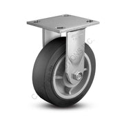 8" x 2" Rigid Plate Caster with Performa Wheel