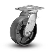 8" x 2" Swivel Plate Caster with Maxim Wheel