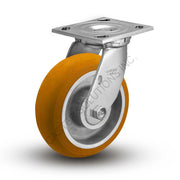 8" x 2" Swivel Plate Caster with CG-MAX Efficiency Wheel™