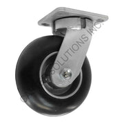 8" x 2" Swivel Plate Caster with Dura-Cushion™ Wheel