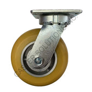 8" x 2" Swivel Plate Caster with UltraFlex™ Wheel