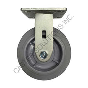 8" x 2" Rigid Plate Caster with Nomadic™ Wheel