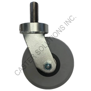 8" x 2" Swivel Stem Caster with Ergolastomer™ Wheel