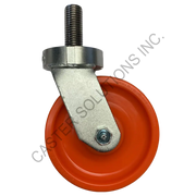 8" x 2" Swivel Stem Caster with Super Poly Wheel