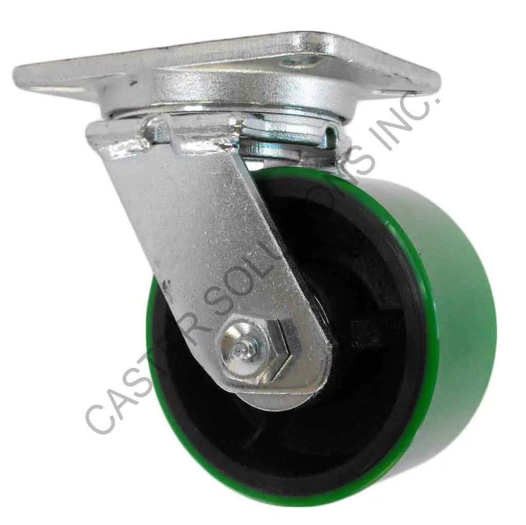 12" x 3" Swivel Plate Caster with Polyon™ Wheel