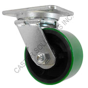 12" x 3" Swivel Plate Caster with Polyon™ Wheel