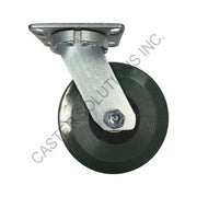 10" x 3" Swivel Plate Caster with Ergolastomer™ Wheel