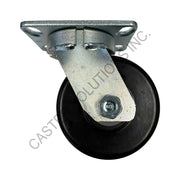 12" x 3" Swivel Plate Caster with Phenolic Wheel