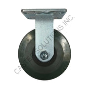 10" x 3" Rigid Plate Caster with Ergolastomer™ Wheel